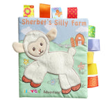 Animal Style Baby fabric book rattles toy