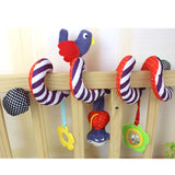 Soft Infant Crib Bed Stroller Toy Spiral Baby Toys