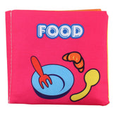 Animal Style Baby fabric book rattles toy