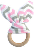 Safe Organic Wood Teething Ring