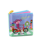 Animal Style Baby fabric book rattles toy