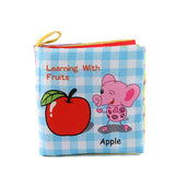 Animal Style Baby fabric book rattles toy