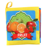 Animal Style Baby fabric book rattles toy