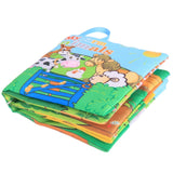 Animal Style Baby fabric book rattles toy