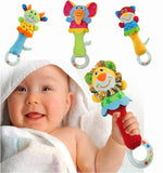 New Design Plush Baby Toy Animal Hand Bell