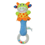 New Design Plush Baby Toy Animal Hand Bell