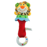 New Design Plush Baby Toy Animal Hand Bell