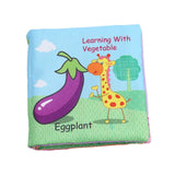 10pages Baby Rattles Soft Animal Cloth Book