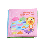 10pages Baby Rattles Soft Animal Cloth Book