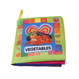 10pages Baby Rattles Soft Animal Cloth Book