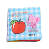 10pages Baby Rattles Soft Animal Cloth Book