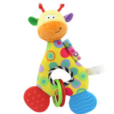 Animal Soft Rattles Teether Hanging Bell Plush Baby Toys