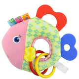 Animal Soft Rattles Teether Hanging Bell Plush Baby Toys