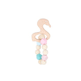 1PC shaped teether bracelet wood