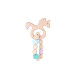 1PC shaped teether bracelet wood