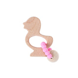 1PC shaped teether bracelet wood