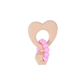 1PC shaped teether bracelet wood