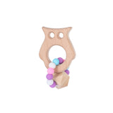 1PC shaped teether bracelet wood