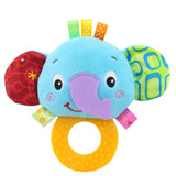 Animal Hand Bells Teether Rattle toys baby