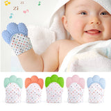 Multicolor Silicon Teething Glove