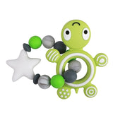Turtle Baby Teether Silcone Beads Bracelet