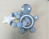 Turtle Baby Teether Silcone Beads Bracelet