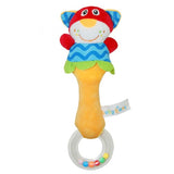 New Design Plush Baby Toy Animal Hand Bell
