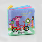 Baby Rattles Mobiles Toy Soft Animal Cloth Book