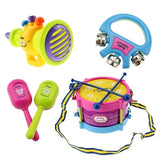 5pcs Kids Toys Musical Instruments Band Kit