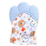 Multicolor Silicon Teething Glove