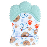 Multicolor Silicon Teething Glove