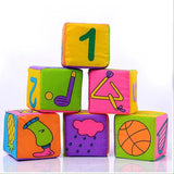 Animal Style Baby fabric book rattles toy