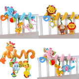 Soft Infant Crib Bed Stroller Toy Spiral Baby Toys