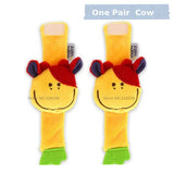 New Design Plush Baby Toy Animal Hand Bell