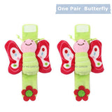New Design Plush Baby Toy Animal Hand Bell