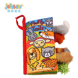 baby soft Cloth Books Animal Tails Dinosaur