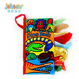 baby soft Cloth Books Animal Tails Dinosaur