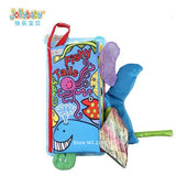 baby soft Cloth Books Animal Tails Dinosaur