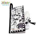 baby soft Cloth Books Animal Tails Dinosaur