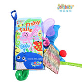 baby soft Cloth Books Animal Tails Dinosaur