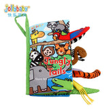 baby soft Cloth Books Animal Tails Dinosaur