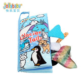 baby soft Cloth Books Animal Tails Dinosaur