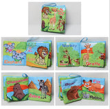 baby soft Cloth Books Animal Tails Dinosaur